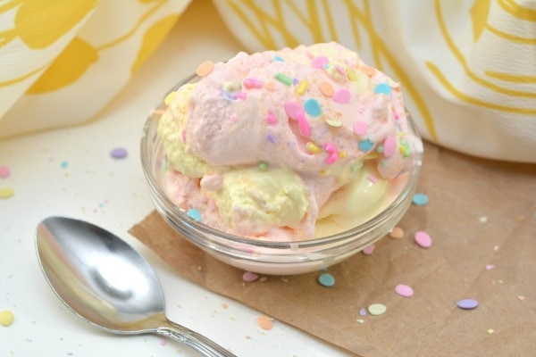 no churn lemon ice cream for spring