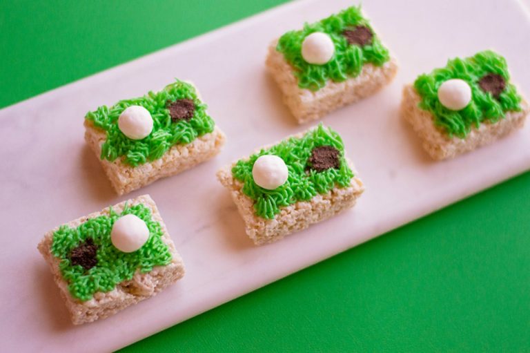 golf cereal treats for dad
