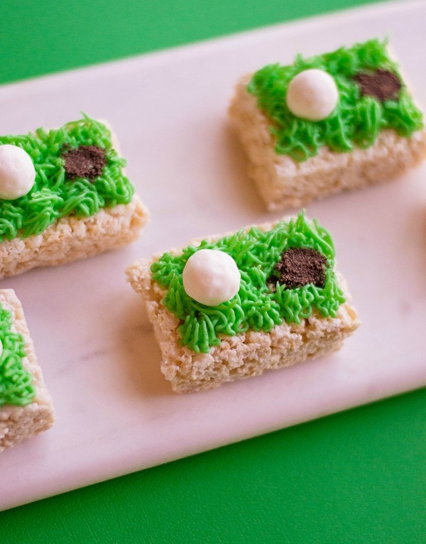 golf cereal treats for dad