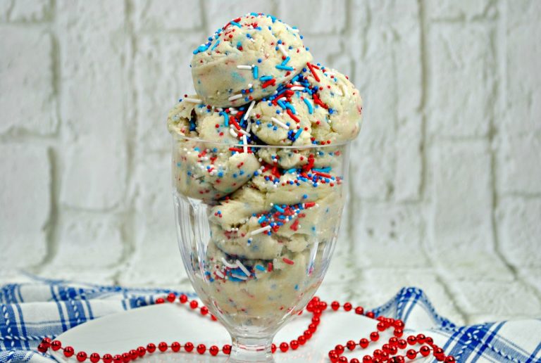 Patriotic edible sugar cookie dough