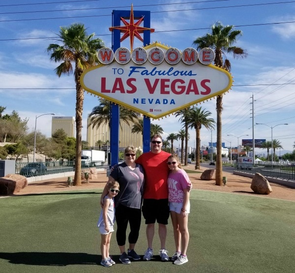 family vacation in Las Vegas Nevada