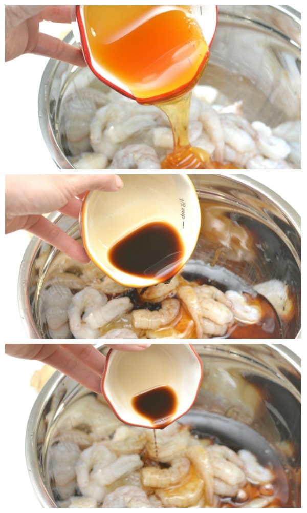how to make soy sauce and honey glazed shrimp