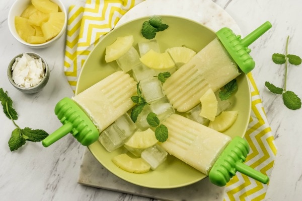 Weight Watchers Pina Colada Popsicles