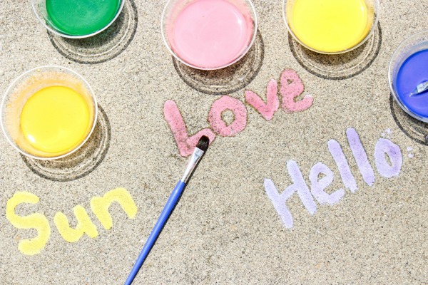 how to make sidewalk chalk paint