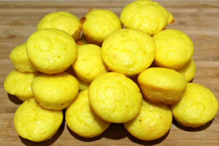 pile of lemon muffins