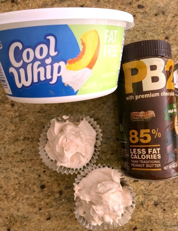 ingredients for choco cool whip treat