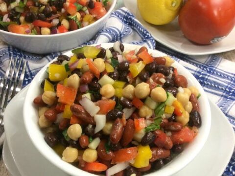 Weight Watchers recipe for Three Bean Salad