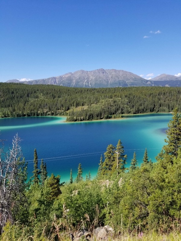 Emerald Lake in Yukon Territory
