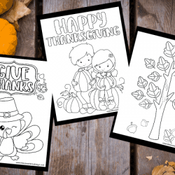 free Thanksgiving color pages