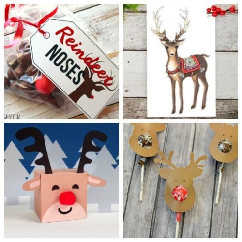 Free Reindeer Printables for Christmas - Life is Sweeter By Design
