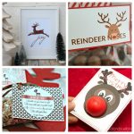 Free Reindeer Printables for Christmas