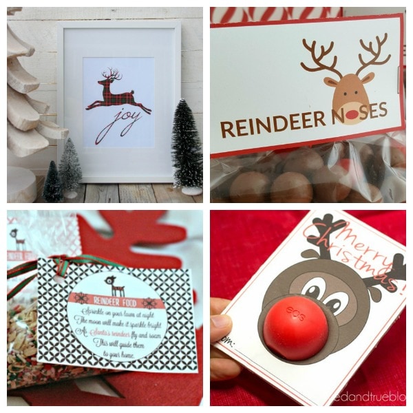 free printable reindeer crafts