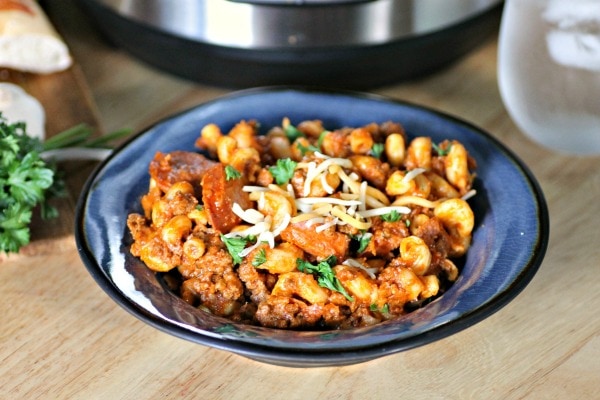 Instant Pot Triple Meat Pizza Casserole