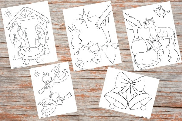 Nativity Color Pages