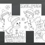 Snowman Coloring Pages