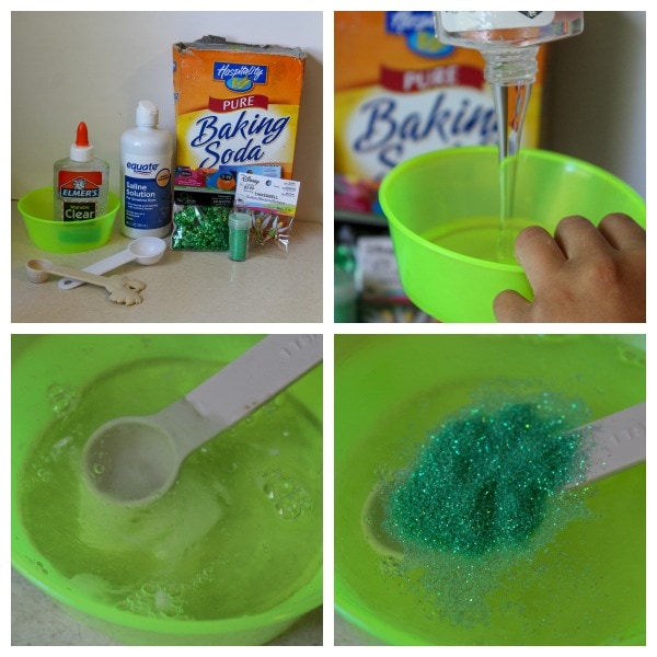 directions on how to make green slime