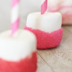 easy Valentine's Day dipped marshmallows
