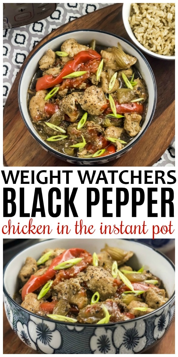 Weight Watchers Instant Pot Black Pepper Chicken