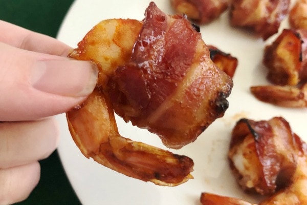 3 ingredient Bacon wrapped shrimp