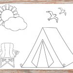 Camping Color Pages