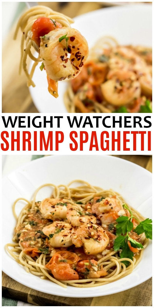 Weight Watchers Shrimp Spaghetti