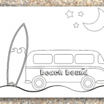 Beach Color Pages