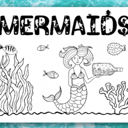 free printable Mermaid Coloring Pages