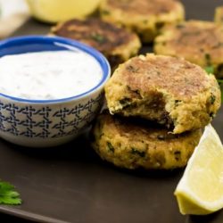 Weight Watchers Crab Cakes and Dipping Sauce