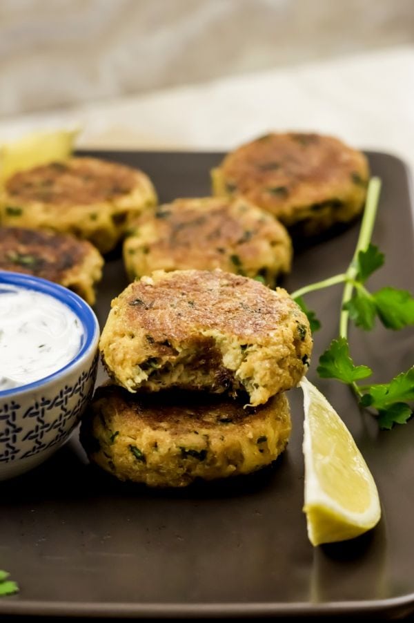 Weight Watchers Crab Cakes and Dipping Sauce