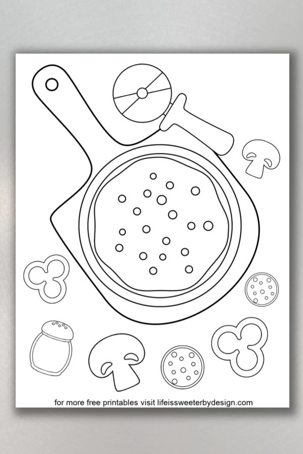 Pizza Coloring Pages Life Is Sweeter By Design,Best Portable Grill For Camping
