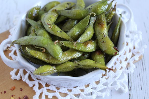 Roasted Spicy Edamame