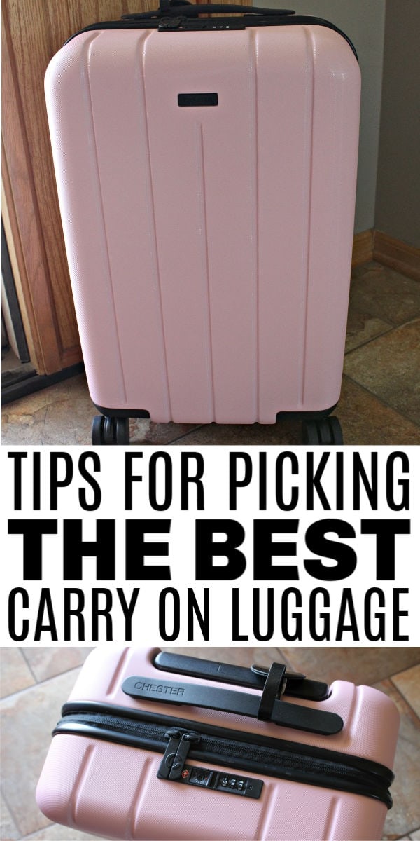 tips for picking the best carry on luggage