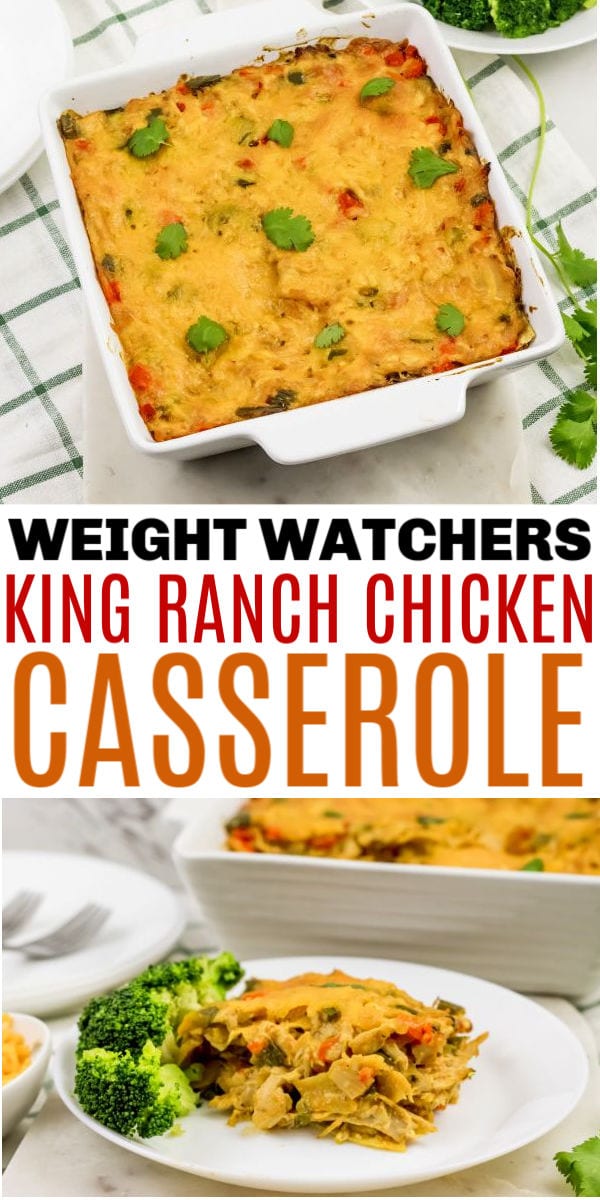 Weight Watchers King Ranch Chicken Casserole