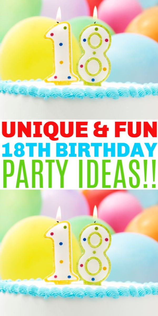 18th birthday party ideas