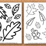 Fall Leaves Coloring Pages