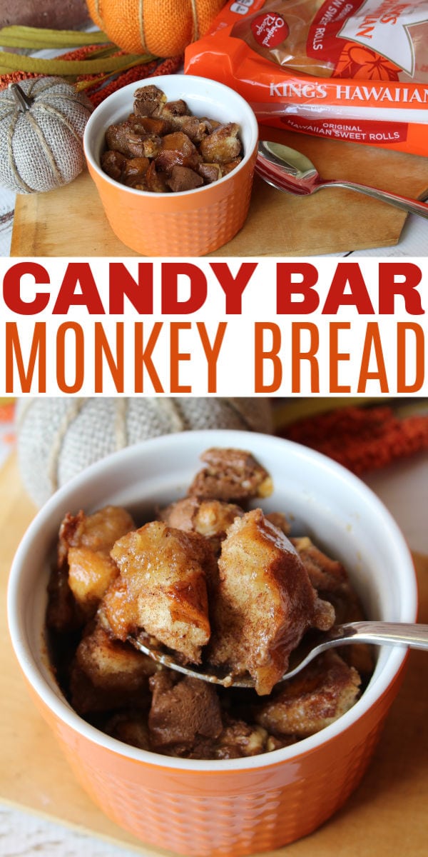 candy bar monkey bread recipe