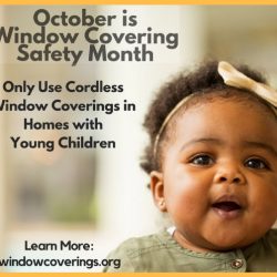 October is window covering safety month