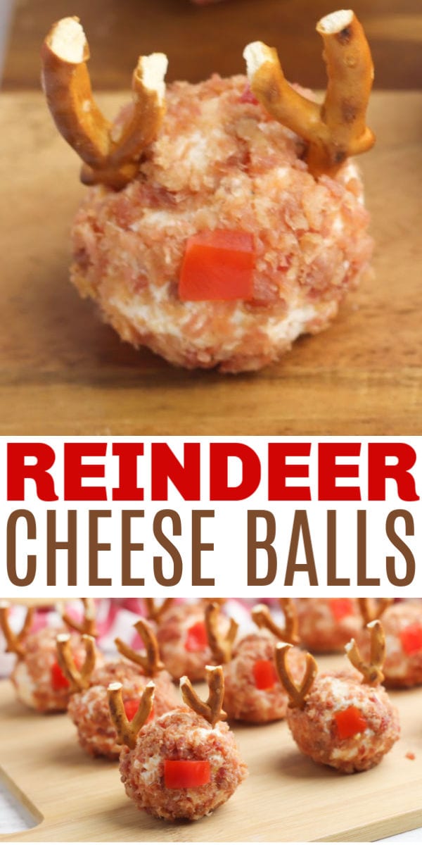 Mini Reindeer Cheese balls