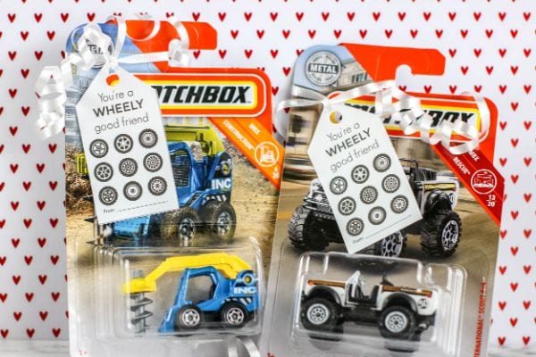 free printable Wheely Good Friend Valentines