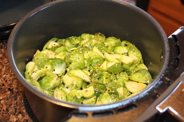 instructions for air fryer brussels sprouts