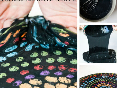Image for Chalkboard Slime Recipe 