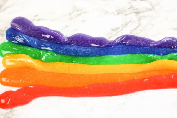 rainbow slime for kids