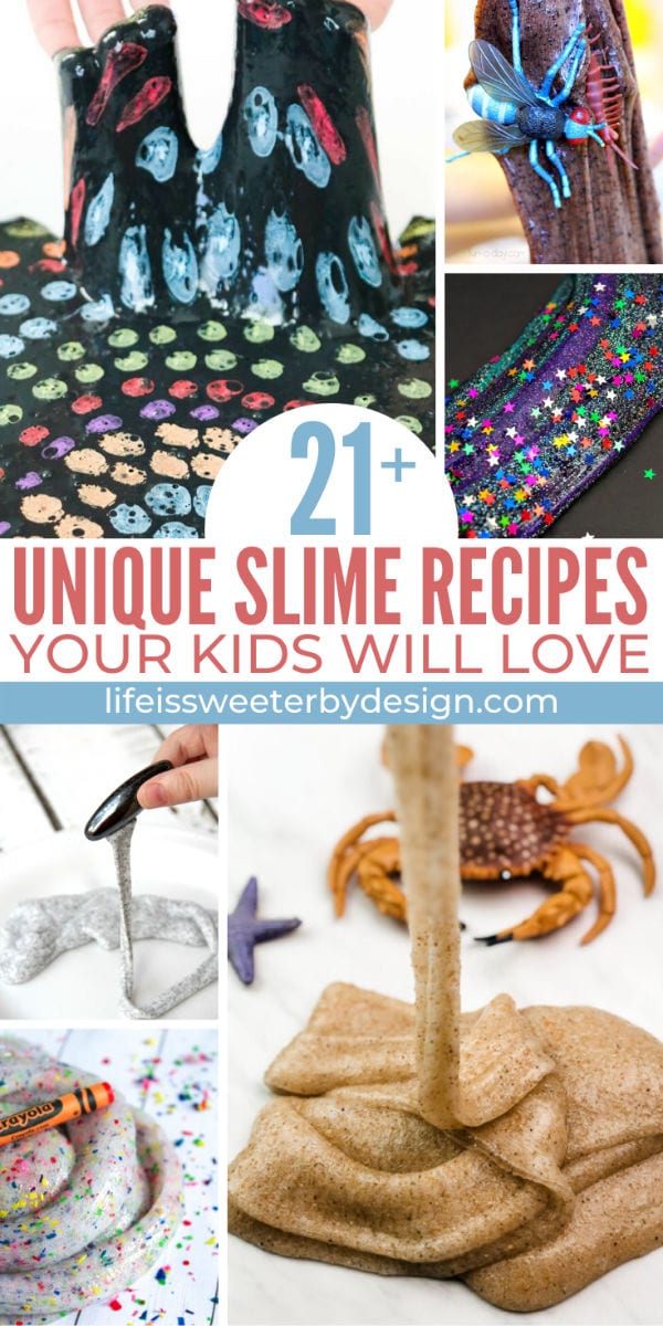 unique homemade slime recipes that kids will love