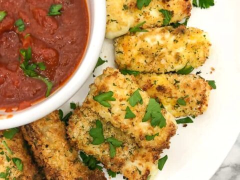 Image for The BEST Air Fryer Mozzarella Sticks