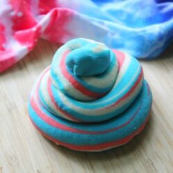 easy DIY Red White and Blue Patriotic Slime