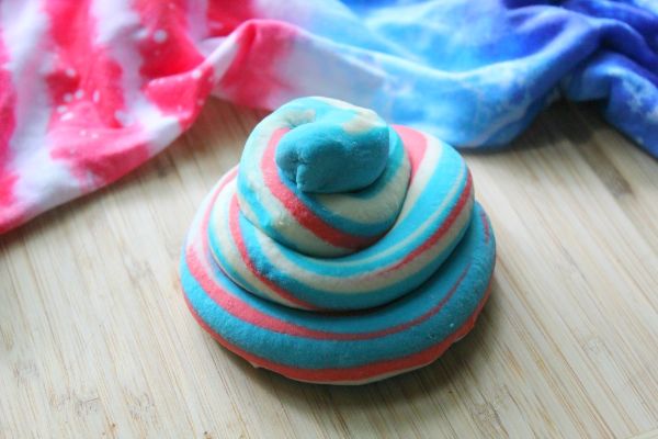 easy DIY Red White and Blue Patriotic Slime