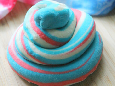 Red White and Blue Patriotic Slime