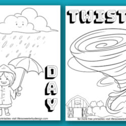 weather coloring pages for kids