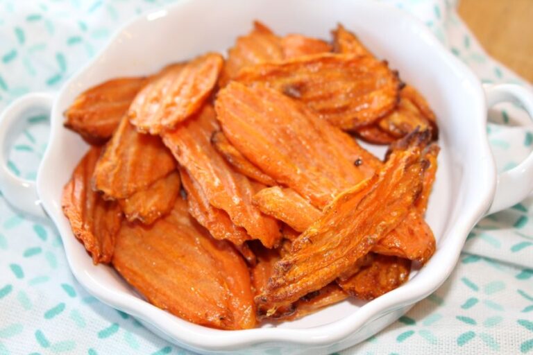 easy air fryer carrot chips