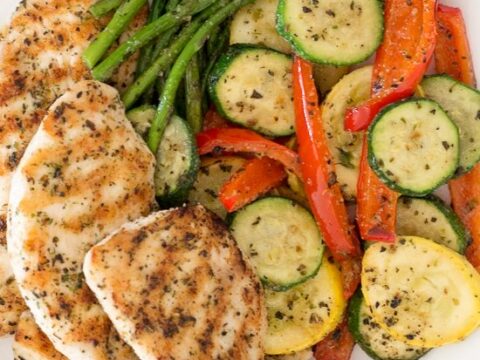 Image for Grilled Garlic and Herb Chicken and Veggies